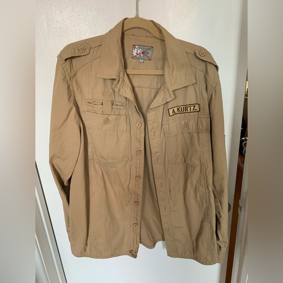 A. Kurtz Military Tan Field Jacket - Picture 1 of 7
